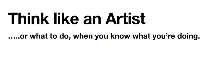 Image of text on presenter's slide.