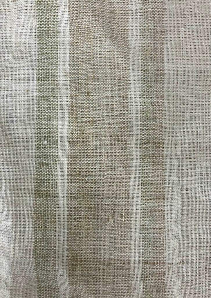 Sarah B. - Detail of stripes on Sarah B.'s pillowcase fabric.