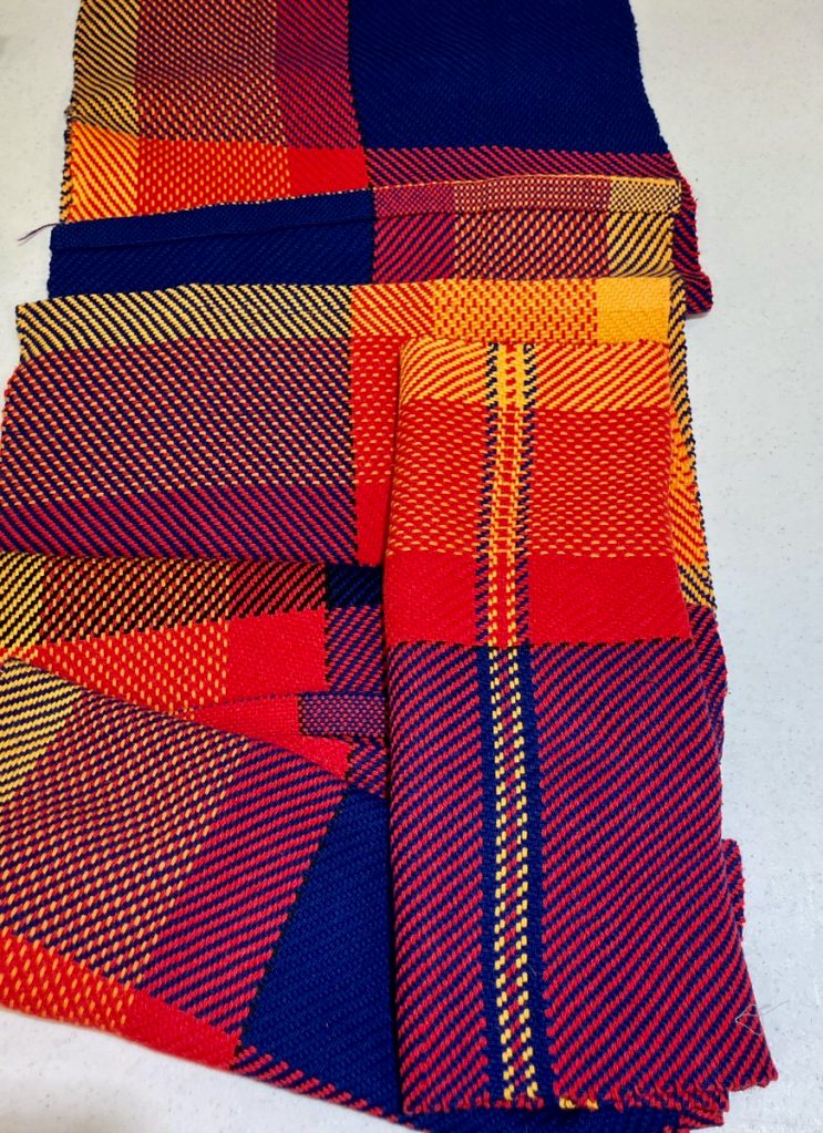 Chris M. - Twill towels made using very bright colors.